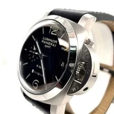 Panerai Luminor 1950 8 Days GMT Hand Wind Black Dial PAM 00233 4