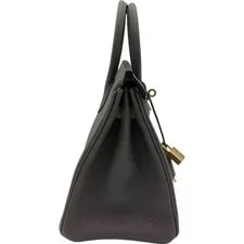 Hermes Birkin 25 W Etain Hardware Dust #OK073 4
