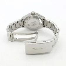 Battery Replaced TAG Heuer Aquaracer WBD1412 Date 300m Waterproof Blue SS Stainl 2