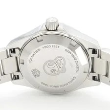 Battery Replaced TAG Heuer Aquaracer WBD1412 Date 300m Waterproof Blue SS Stainl 3
