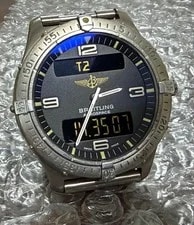 [Breitling Aerospace] Titanium E56062 Analog Digital Pilot 3