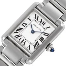 Cartier Tank Mast SM cStainless Steel With Box From Japan 3