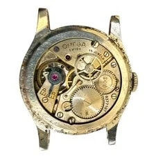 1930s Omega Manual Winding , Genuine Movement, Stainless Steel, Missing 3