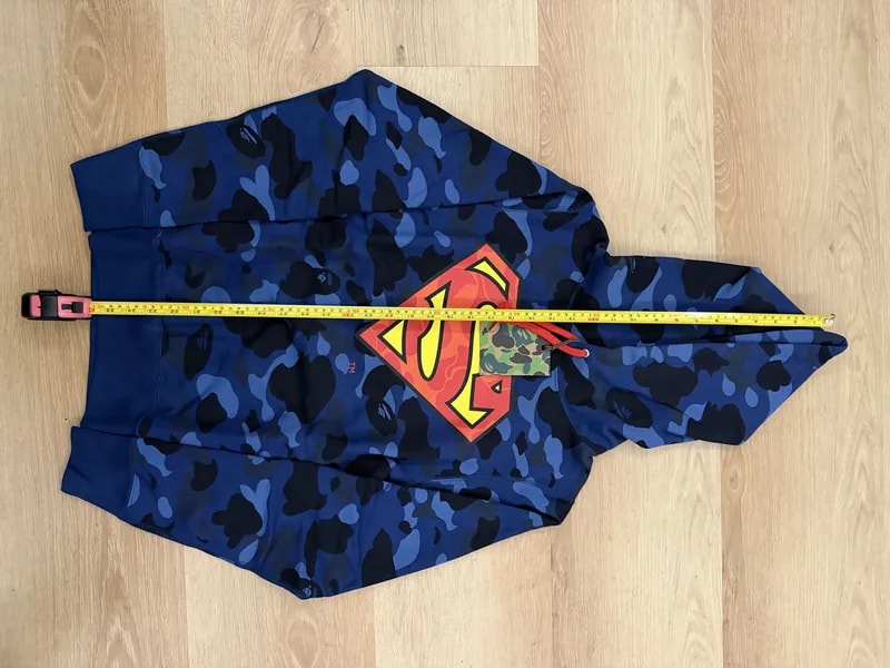 Bape X DC Superman Camo Hoodie 2