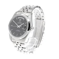 Tudor Prince Date 76200 35mm SS Black #C19620 2