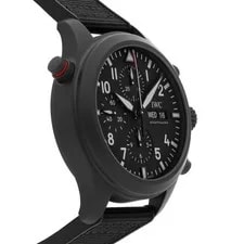 IWC Pilot's Double Chronograph TOP GUN Auto 44mm Black IW3718-15 3