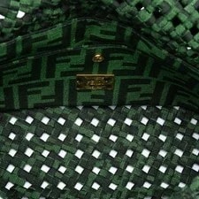Fendi Interlaced Baguette Satchel 4