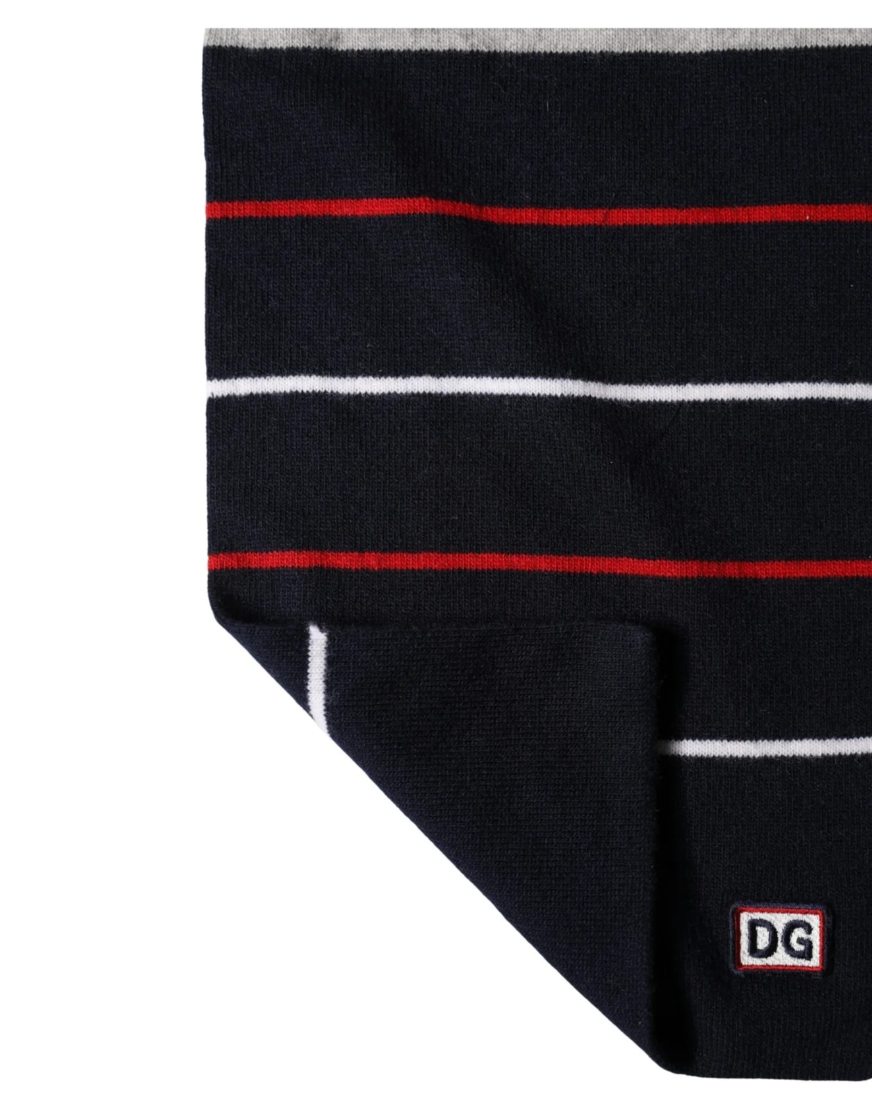 Dolce & Gabbana Stripes Shawl Neck Wrap 119cm X 20cm Scarf 2
