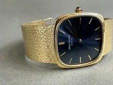 Patek Philippe, Ref 3666/1, Blue Dial, 18K Solid Gold Bracelet NR 2