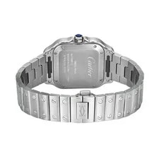 Cartier Santos de 35MM White Roman Numerals Dial Stainless Steel 4