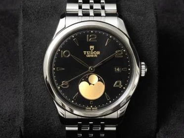 Tudor — Tudor 1926 Black Luna Moonphase Box Papers Warranty 91560 — Watch — resale