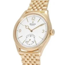 Rolex 1908 52508 Automatic Winding 39mm Intense White/Bar K18 Yellow Gold Unused 4