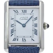 Cartier — Cartier Must Tank 690006 Stainless Steel 24mm Silver Dial Quartz #LPW722 — Watch — resale