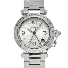 Cartier — Cartier Pasha C W31029M7 ( 2377) 35mm Stainless Steel Silver #WW7233 — Watch — resale