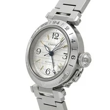 Cartier Pasha C W31029M7 ( 2377) 35mm Stainless Steel Silver #WW7233 2