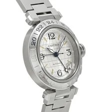 Cartier Pasha C W31029M7 ( 2377) 35mm Stainless Steel Silver #WW7233 3