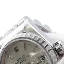 Rolex Oyster Perpetual Date 79240 Stainless Steel 25mm Silver Dial #TZW313 4