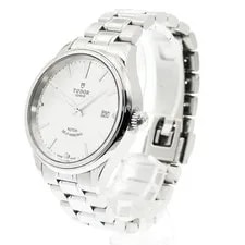 Tudor Style 12500 38mm SS Silver Dial Automatic Date #C348 2