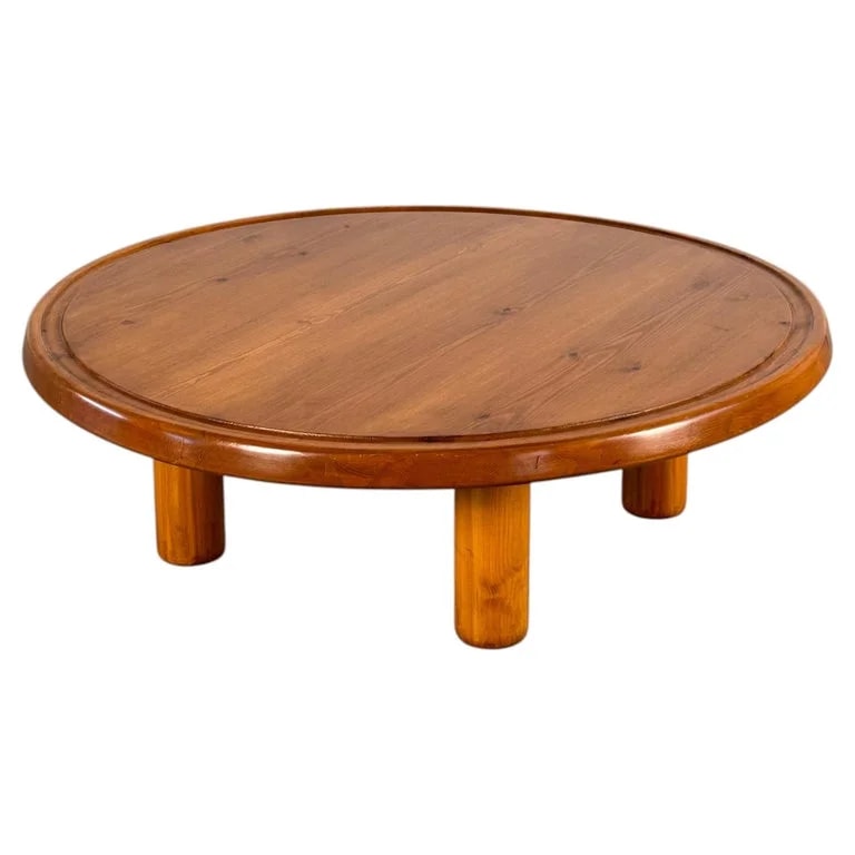 Charlotte Perriand — Round , Charlotte Perriand for les Arcs Design, France, 1960s — Furniture — resale