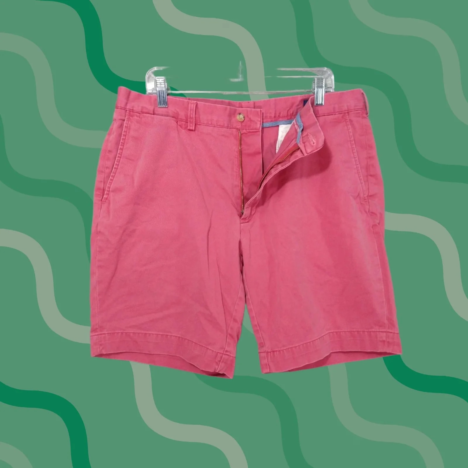 Polo Ralph Lauren — Polo Ralph Lauren Shorts 34 X 9 Classic Fit Chino Cotton Flat Front — streetwear — resale