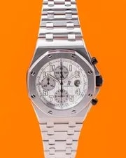 Audemars Piguet — Audemars Piguet Royal Oak Offshore Chronograph 42mm 25721ST Silver Dial — Watch — resale