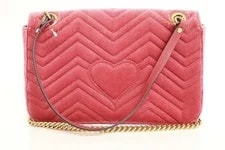 Gucci GG Marmont Velor Chain 2