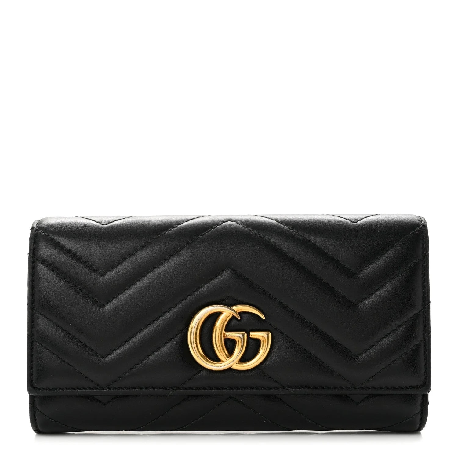 Gucci — Matelasse GG Marmont Continental Wallet — Accessory — resale