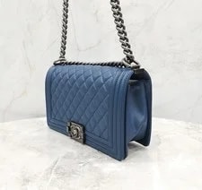 Chanel Boy Bag Medium Flap Lamb Hardware 23 Series 130287630 2