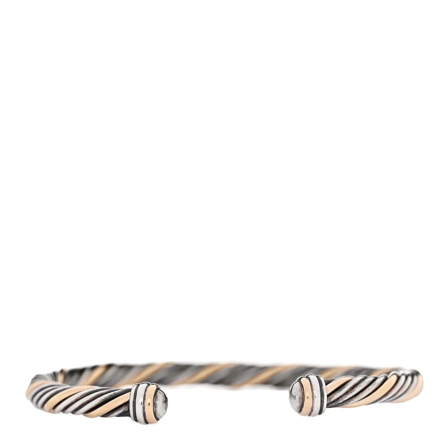 David Yurman — 18K Yellow Gold 5mm Twist Cable Cuff — Jewelry — resale