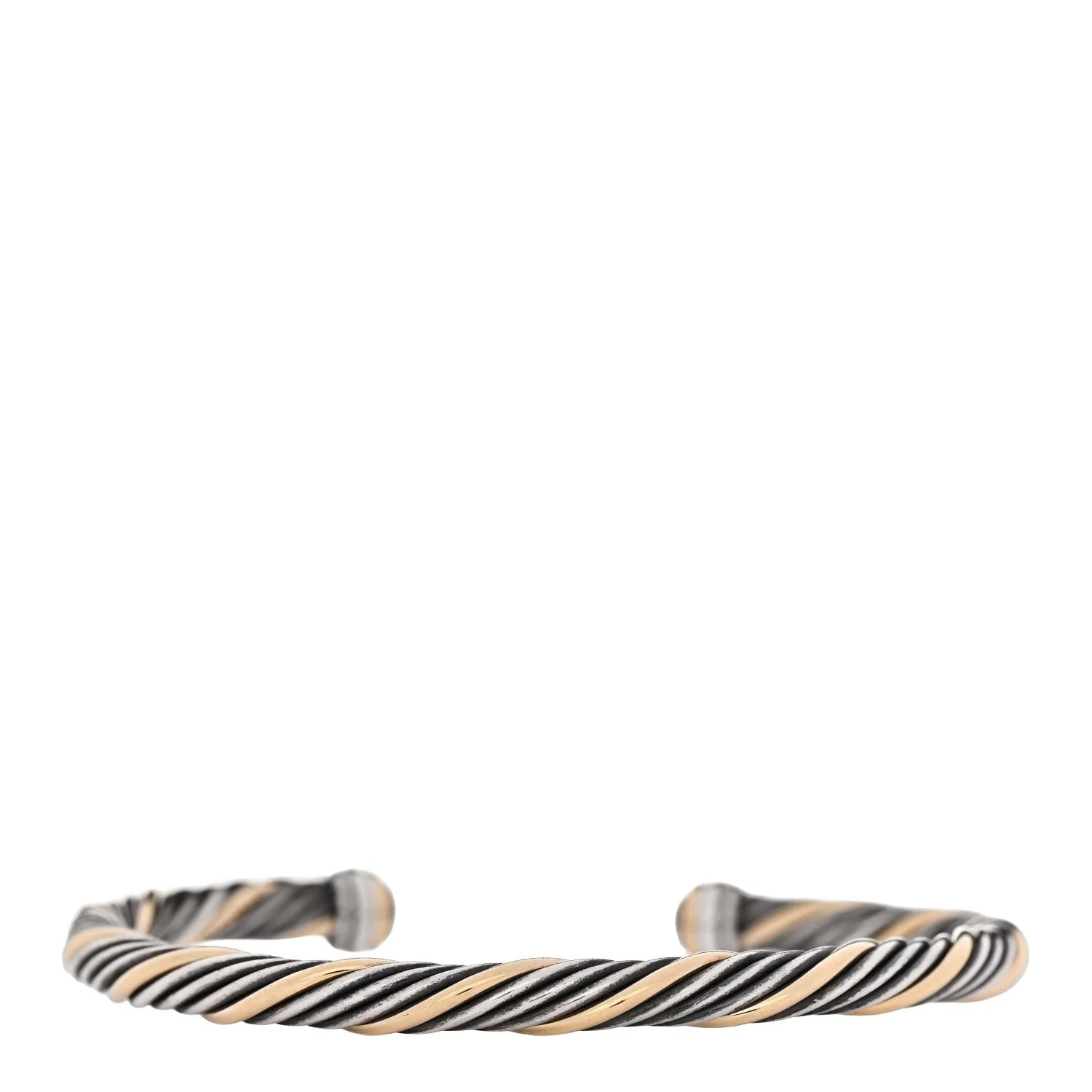 18K Yellow Gold 5mm Twist Cable Cuff 2