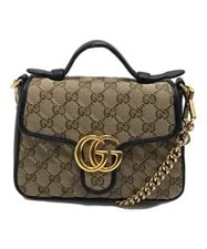 Gucci — Gucci GG Marmont Mini Top Handle 583571 2Way #909 — Handbag — resale