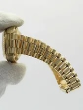 Rolex Datejust 69178 26mm White Dial Yellow Gold Sapphire Crystal Box #T041 4