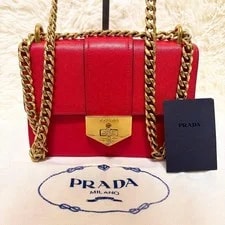 Prada — Prada Authentic With Turn Lock — Handbag — resale