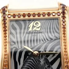 Patek Philippe Gondolo Serata 4962/200R-010 Zebra 18K Rose Gold Quartz 4