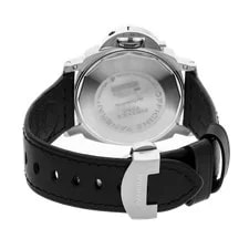 Panerai Luminor GMT Steel Auto 40mm Black Dial Strap PAM 244 4