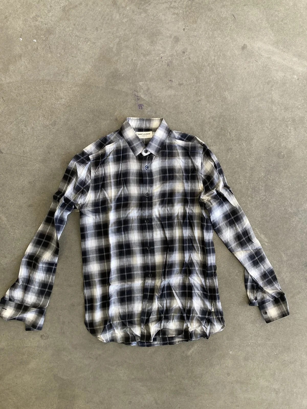 Saint Laurent — Saint Laurent Paris and Flannel Surf Sound — streetwear — resale