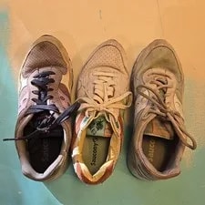 Saucony 10 Mismatched Running Shoes 3 Singles 6000 Grid 9000 Pastel 3