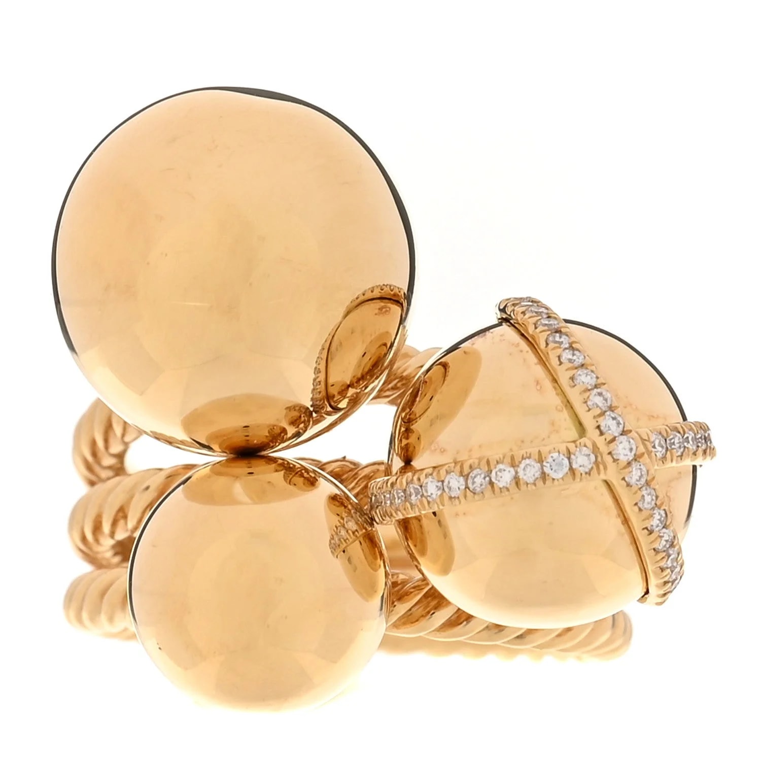 David Yurman — 18K Yellow Gold Solari Cluster 54 6.75 — Jewelry — resale