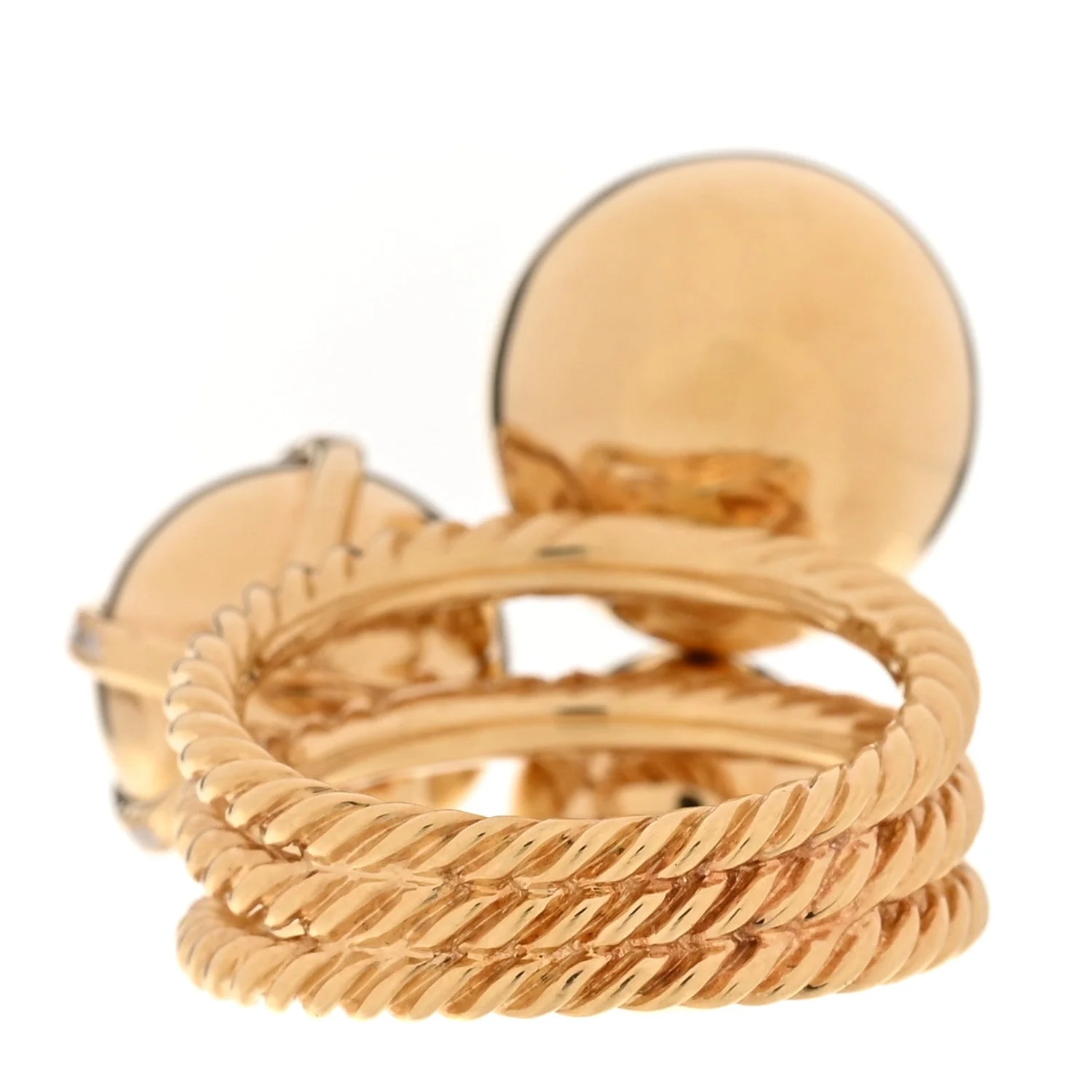 18K Yellow Gold Solari Cluster 54 6.75 3