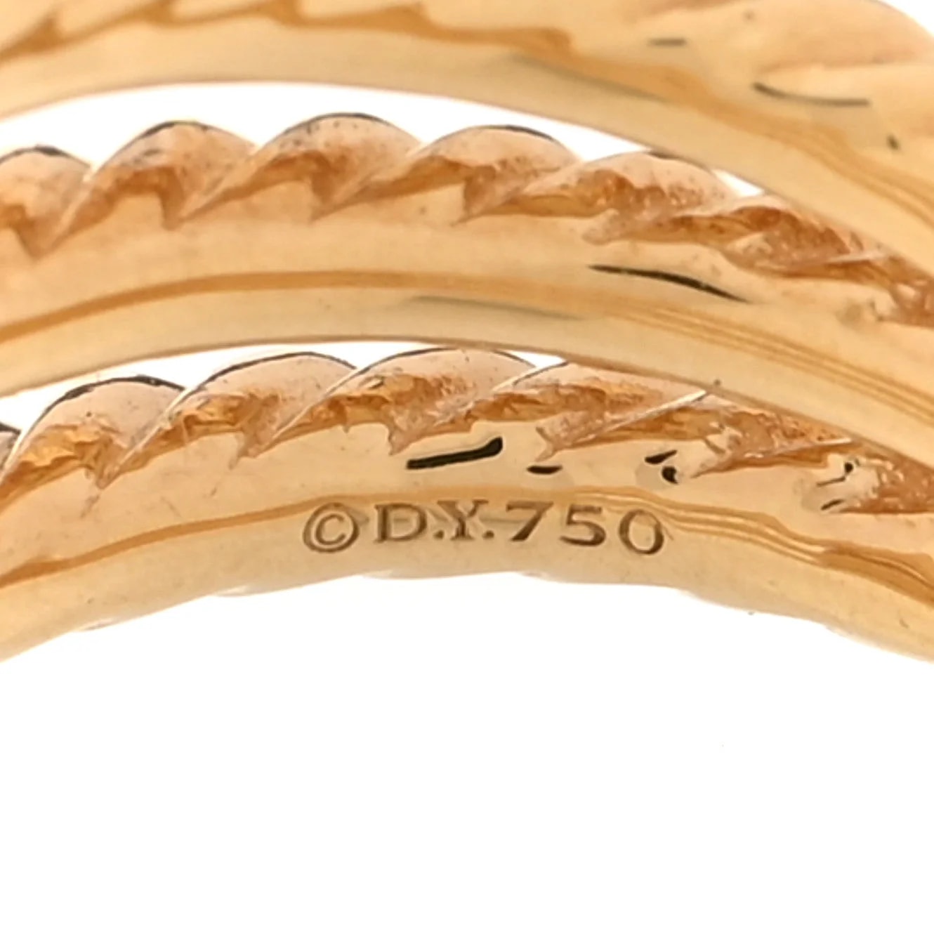 18K Yellow Gold Solari Cluster 54 6.75 4