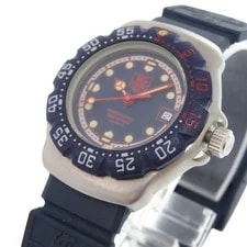 TAG Heuer Formula 1 370.508 SS Rubber Navy Quartz Working 3