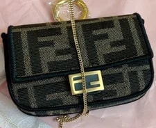 Fendi Monogram Mini Chain Crossbody 3