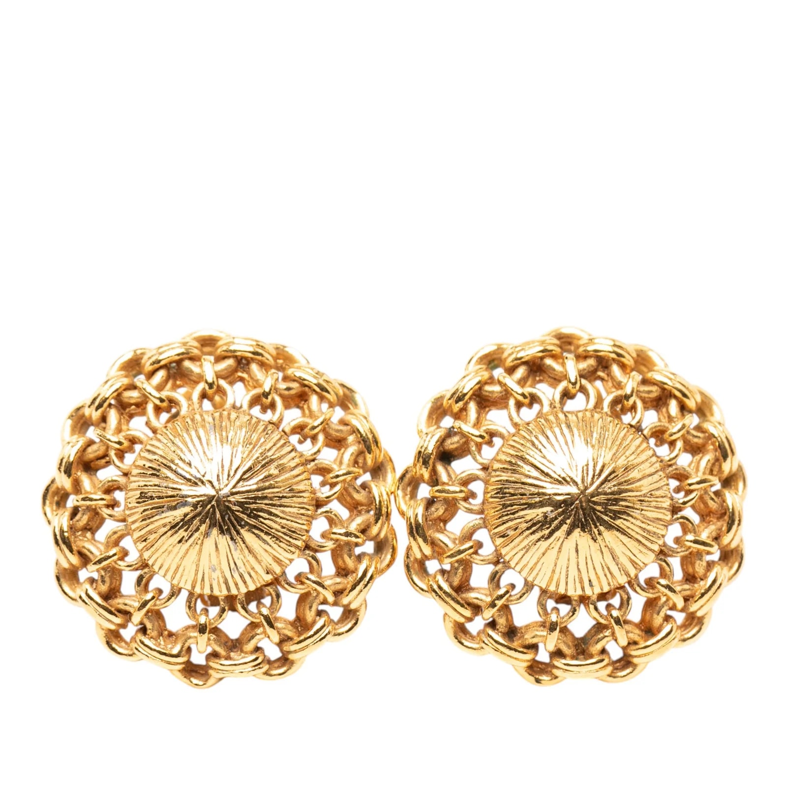 Chanel — Chain Dome Clip on — Jewelry — resale