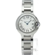 Cartier Ballon BleuSM 28mm W69010Z4 Stainless Steel WomenWatch White 2