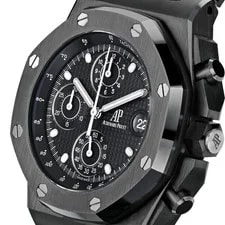 Audemars Piguet Royal Oak Offshore 42MM Black Index Hour Markers Dial C... 3