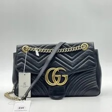 Auth Gucci GG Marmont Small Matelasse Chain 2
