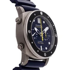 Panerai Submersible Flyback Chronograph Titanium Auto 47mm Strap PAM 1291 3