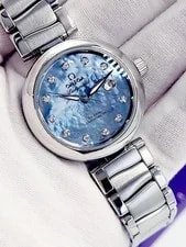 Omega — $9800 [N. ] 34mm Omega de Ville LadyMatic Diamond Dial Swiss — Watch — resale