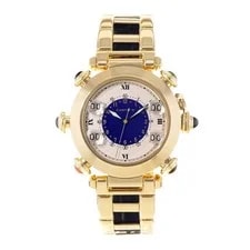 Cartier Pasha Golf W30010C1 3001 38mm Silver Dial 18K Yellow Gold 2