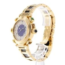 Cartier Pasha Golf W30010C1 3001 38mm Silver Dial 18K Yellow Gold 4